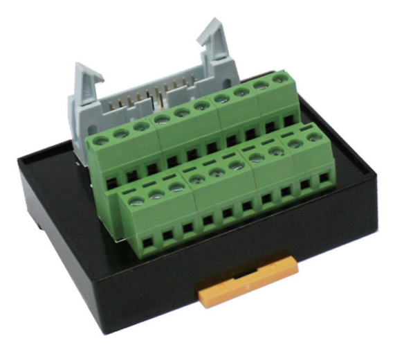通用端子臺(tái)(歐式端子，20位MIL連接器)ST022N
